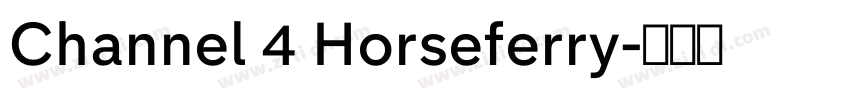 Channel 4 Horseferry字体转换